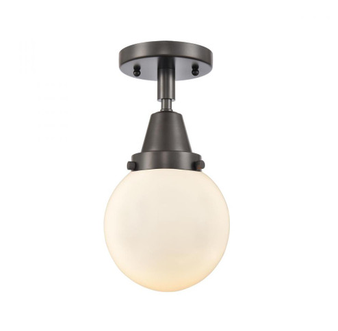 Beacon - 1 Light - 6 inch - Oil Rubbed Bronze - Semi-Flush Mount (3442|447-1C-OB-G201-6)