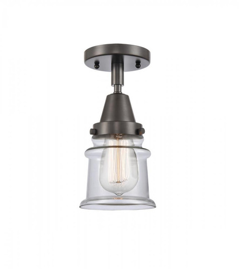 Canton - 1 Light - 6 inch - Oil Rubbed Bronze - Semi-Flush Mount (3442|447-1C-OB-G182S-LED)