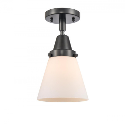 Cone - 1 Light - 6 inch - Matte Black - Semi-Flush Mount (3442|447-1C-BK-G61)