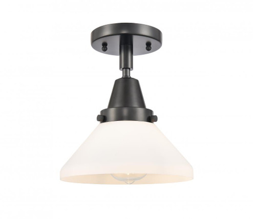 Caden - 1 Light - 8 inch - Matte Black - Semi-Flush Mount (3442|447-1C-BK-G4471-LED)