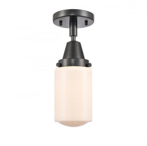 Dover - 1 Light - 5 inch - Matte Black - Semi-Flush Mount (3442|447-1C-BK-G311-LED)