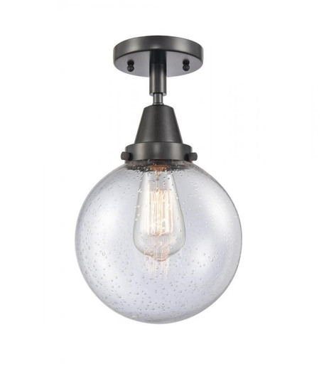 Beacon - 1 Light - 8 inch - Matte Black - Semi-Flush Mount (3442|447-1C-BK-G204-8)