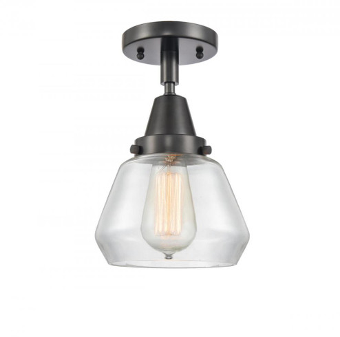 Fulton - 1 Light - 7 inch - Matte Black - Semi-Flush Mount (3442|447-1C-BK-G172)