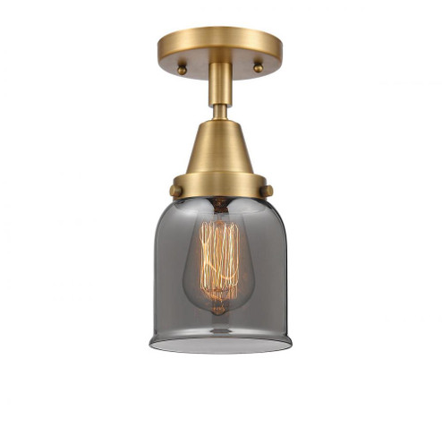 Bell - 1 Light - 5 inch - Brushed Brass - Flush Mount (3442|447-1C-BB-G53-LED)