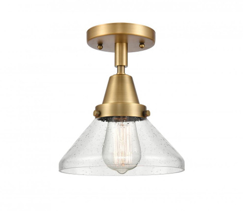 Caden - 1 Light - 8 inch - Brushed Brass - Semi-Flush Mount (3442|447-1C-BB-G4474-LED)