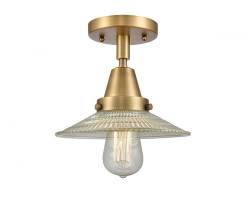 Halophane - 1 Light - 9 inch - Brushed Brass - Semi-Flush Mount (3442|447-1C-BB-G2)