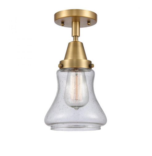 Bellmont - 1 Light - 6 inch - Brushed Brass - Semi-Flush Mount (3442|447-1C-BB-G194)