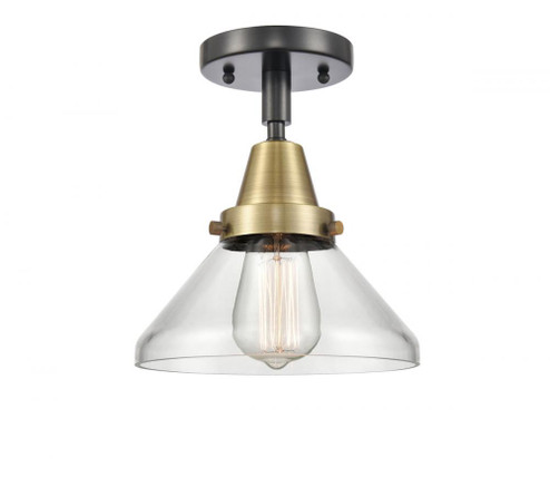 Caden - 1 Light - 8 inch - Black Antique Brass - Semi-Flush Mount (3442|447-1C-BAB-G4472)
