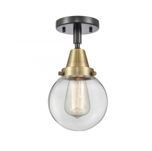 Beacon - 1 Light - 6 inch - Black Antique Brass - Semi-Flush Mount (3442|447-1C-BAB-G202-6)