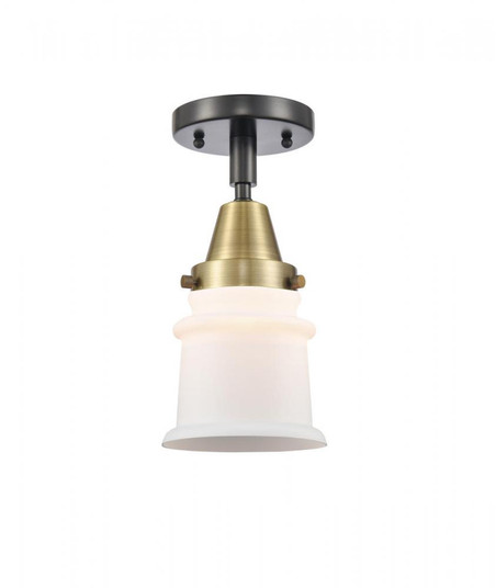 Canton - 1 Light - 6 inch - Black Antique Brass - Semi-Flush Mount (3442|447-1C-BAB-G181S)