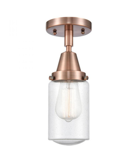 Dover - 1 Light - 5 inch - Antique Copper - Semi-Flush Mount (3442|447-1C-AC-G314)