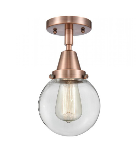 Beacon - 1 Light - 6 inch - Antique Copper - Semi-Flush Mount (3442|447-1C-AC-G202-6-LED)