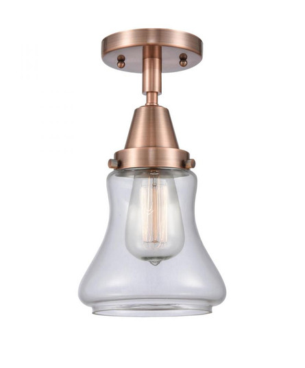 Bellmont - 1 Light - 6 inch - Antique Copper - Semi-Flush Mount (3442|447-1C-AC-G192)