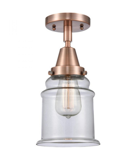Canton - 1 Light - 6 inch - Antique Copper - Semi-Flush Mount (3442|447-1C-AC-G182)