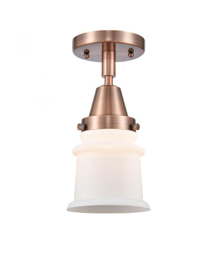 Canton - 1 Light - 6 inch - Antique Copper - Semi-Flush Mount (3442|447-1C-AC-G181S-LED)