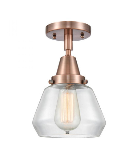 Fulton - 1 Light - 7 inch - Antique Copper - Flush Mount (3442|447-1C-AC-G172-LED)