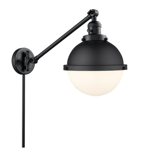 Hampden - 1 Light - 9 inch - Matte Black -Adjustable Swing Arm (3442|237-BK-HFS-81-BK-LED)