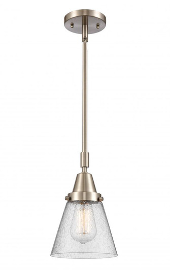 Cone - 1 Light - 6 inch - Brushed Satin Nickel - Mini Pendant (3442|447-1S-SN-G64)