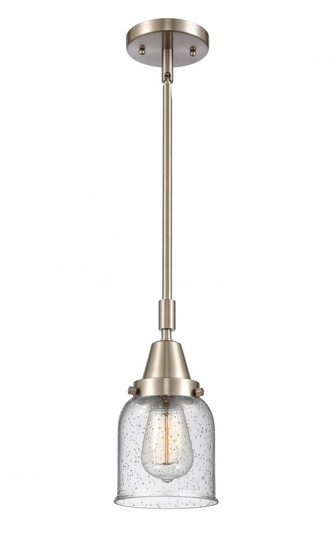 Bell - 1 Light - 5 inch - Brushed Satin Nickel - Mini Pendant (3442|447-1S-SN-G54-LED)