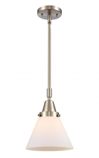 Cone - 1 Light - 8 inch - Brushed Satin Nickel - Mini Pendant (3442|447-1S-SN-G41)
