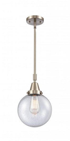 Beacon - 1 Light - 8 inch - Brushed Satin Nickel - Mini Pendant (3442|447-1S-SN-G204-8)