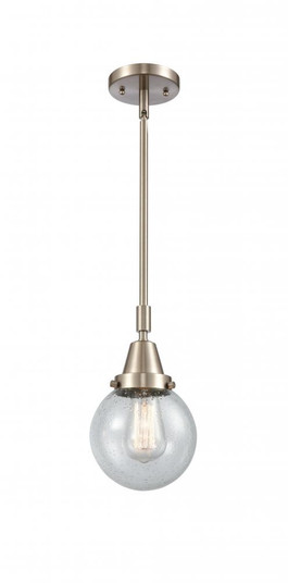Beacon - 1 Light - 6 inch - Brushed Satin Nickel - Mini Pendant (3442|447-1S-SN-G204-6-LED)
