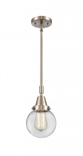 Beacon - 1 Light - 6 inch - Brushed Satin Nickel - Mini Pendant (3442|447-1S-SN-G202-6)