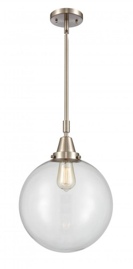 Beacon - 1 Light - 12 inch - Brushed Satin Nickel - Mini Pendant (3442|447-1S-SN-G202-12-LED)