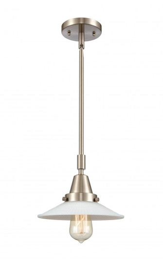Halophane - 1 Light - 9 inch - Brushed Satin Nickel - Mini Pendant (3442|447-1S-SN-G1)