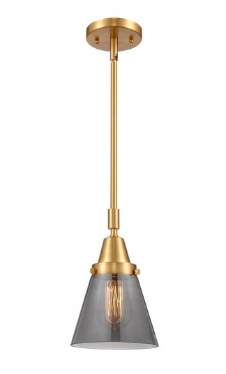 Cone - 1 Light - 6 inch - Satin Gold - Mini Pendant (3442|447-1S-SG-G63-LED)