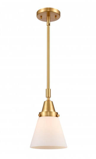 Cone - 1 Light - 6 inch - Satin Gold - Mini Pendant (3442|447-1S-SG-G61)