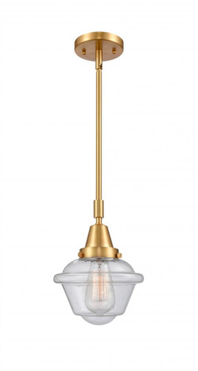 Oxford - 1 Light - 8 inch - Satin Gold - Mini Pendant (3442|447-1S-SG-G534)
