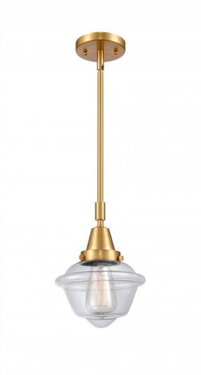 Oxford - 1 Light - 8 inch - Satin Gold - Mini Pendant (3442|447-1S-SG-G532-LED)