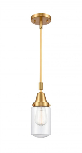 Dover - 1 Light - 5 inch - Satin Gold - Mini Pendant (3442|447-1S-SG-G312-LED)