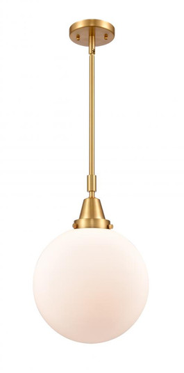 Beacon - 1 Light - 10 inch - Satin Gold - Mini Pendant (3442|447-1S-SG-G201-10-LED)