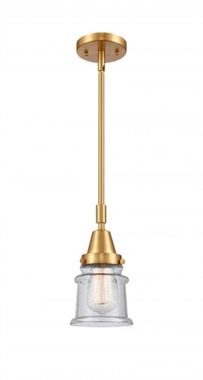 Canton - 1 Light - 7 inch - Satin Gold - Mini Pendant (3442|447-1S-SG-G184S-LED)