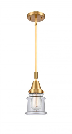 Canton - 1 Light - 7 inch - Satin Gold - Mini Pendant (3442|447-1S-SG-G182S-LED)