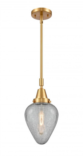 Geneseo - 1 Light - 7 inch - Satin Gold - Mini Pendant (3442|447-1S-SG-G165-LED)