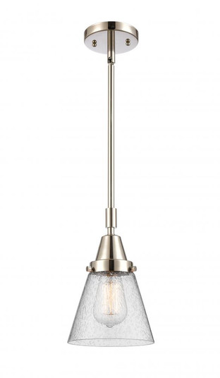 Cone - 1 Light - 6 inch - Polished Nickel - Mini Pendant (3442|447-1S-PN-G64)