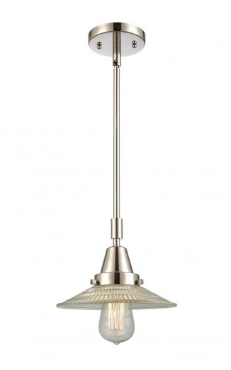 Halophane - 1 Light - 9 inch - Polished Nickel - Mini Pendant (3442|447-1S-PN-G2)