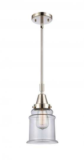 Canton - 1 Light - 7 inch - Polished Nickel - Mini Pendant (3442|447-1S-PN-G182)