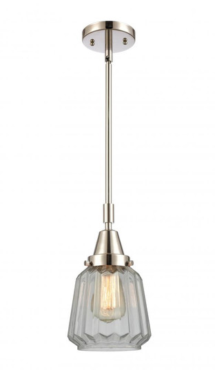 Chatham - 1 Light - 7 inch - Polished Nickel - Mini Pendant (3442|447-1S-PN-G142)