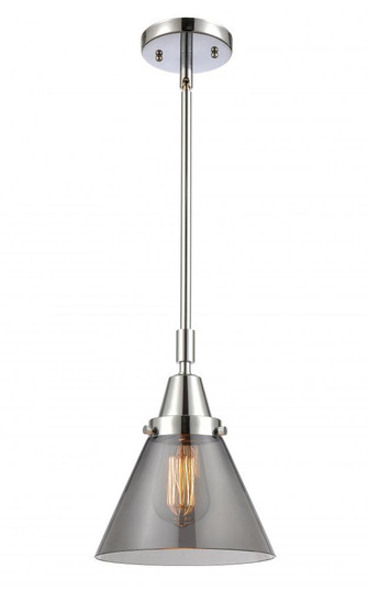 Cone - 1 Light - 8 inch - Polished Chrome - Mini Pendant (3442|447-1S-PC-G43-LED)