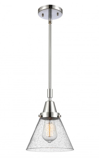 Cone - 1 Light - 8 inch - Polished Chrome - Mini Pendant (3442|447-1S-PC-G44)