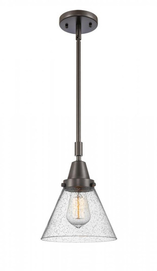 Cone - 1 Light - 8 inch - Oil Rubbed Bronze - Mini Pendant (3442|447-1S-OB-G44)
