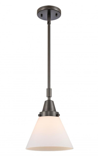Cone - 1 Light - 8 inch - Oil Rubbed Bronze - Mini Pendant (3442|447-1S-OB-G41-LED)