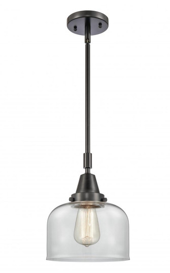 Bell - 1 Light - 8 inch - Matte Black - Mini Pendant (3442|447-1S-BK-G72)