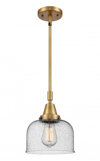 Bell - 1 Light - 8 inch - Brushed Brass - Mini Pendant (3442|447-1S-BB-G74)