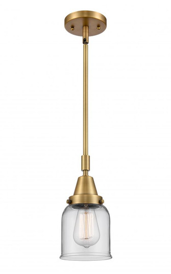 Bell - 1 Light - 5 inch - Brushed Brass - Mini Pendant (3442|447-1S-BB-G52)
