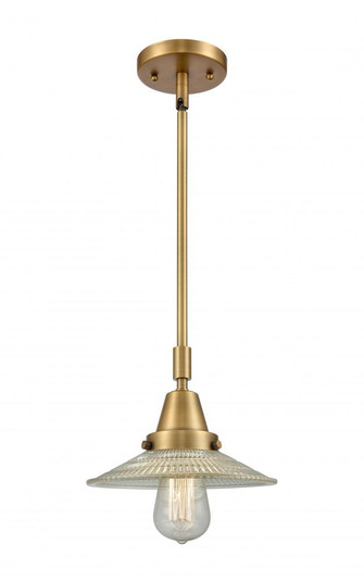 Halophane - 1 Light - 9 inch - Brushed Brass - Mini Pendant (3442|447-1S-BB-G2-LED)